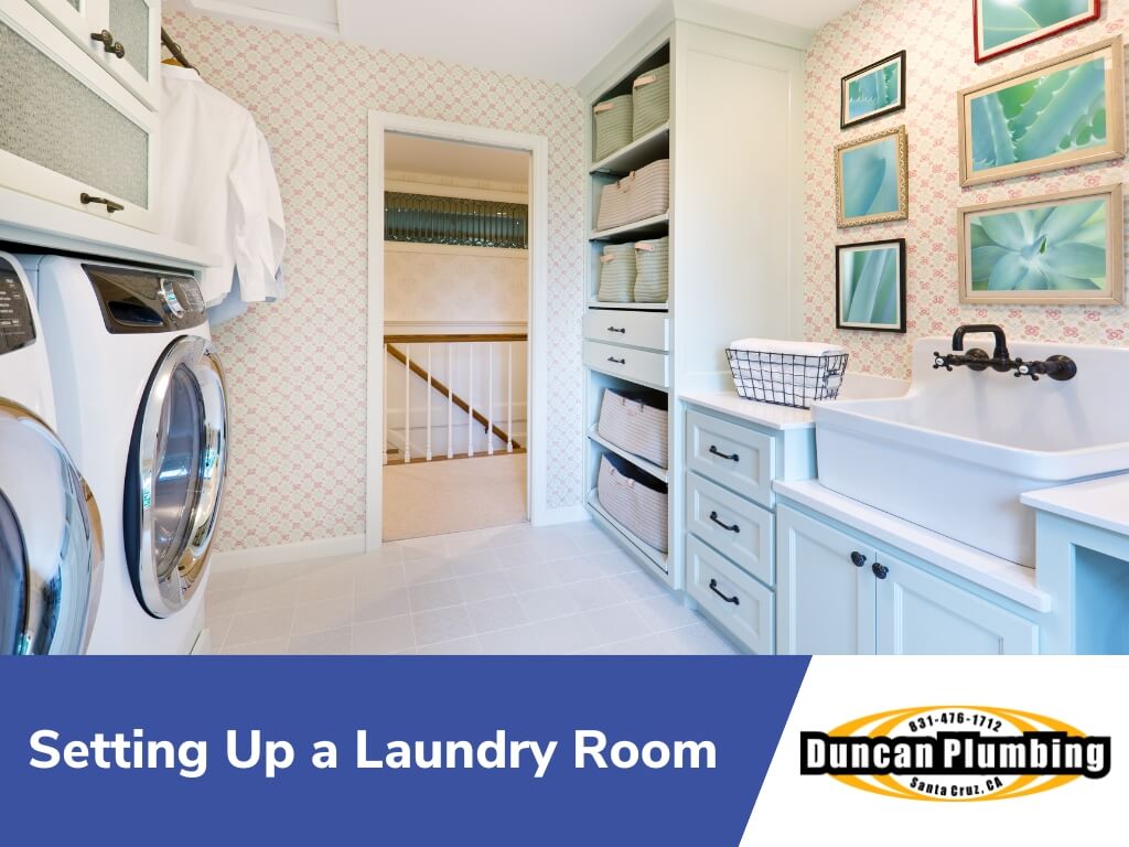 Setting up a laundry room