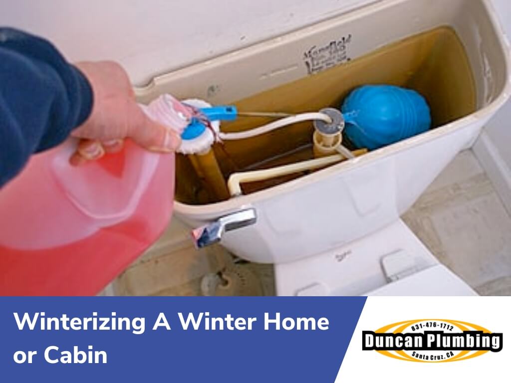 Winterizing winter home or cabin