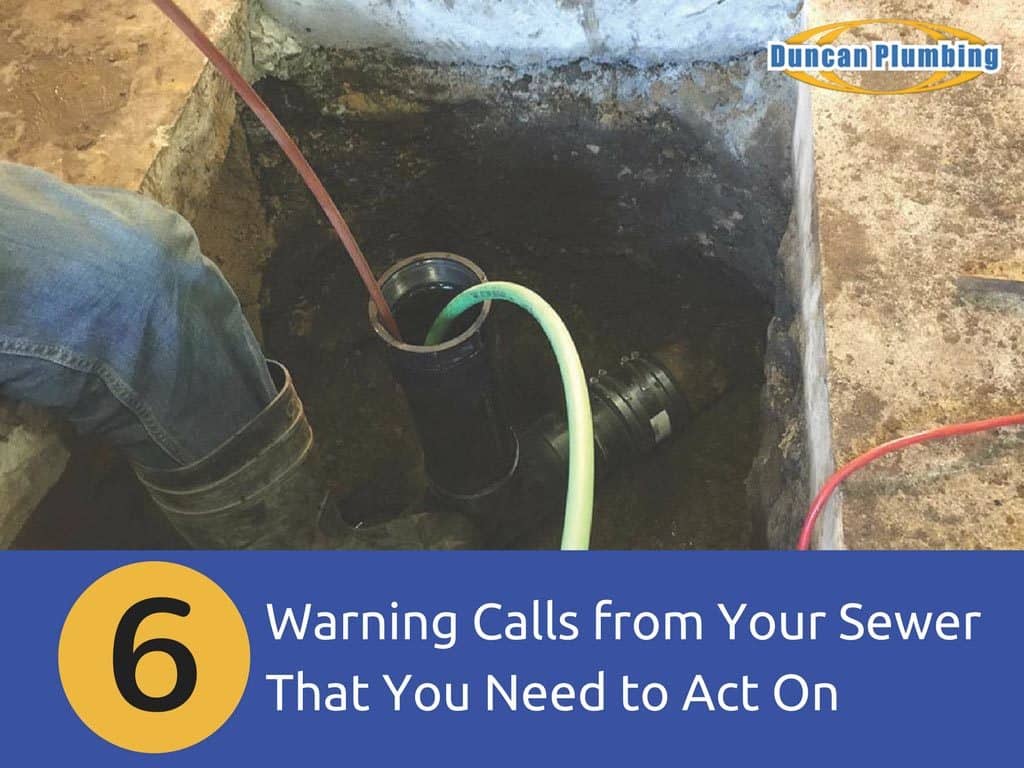 Sewer lines warning calls