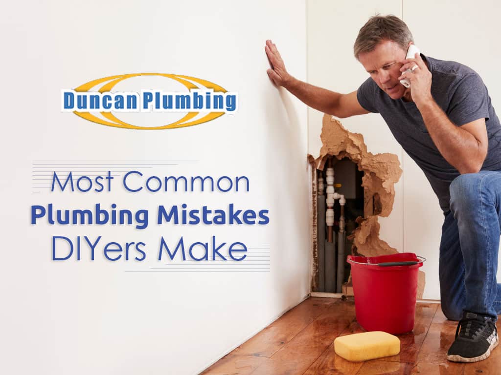 Common plumbing mistakes diyers make