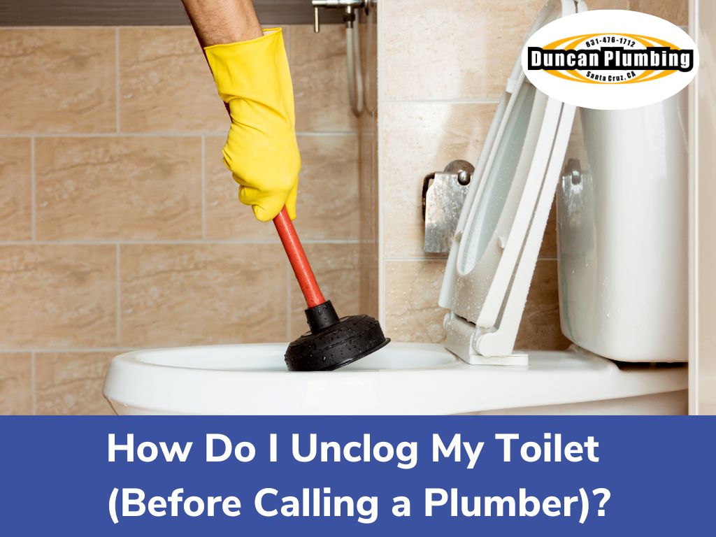 How do i unclog my toilet (before calling a plumber)?